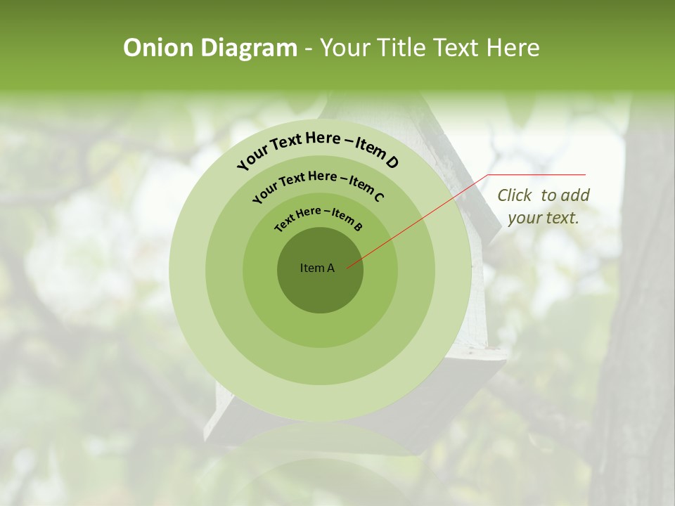 Tree Cute White PowerPoint Template