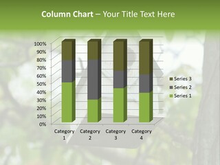 Tree Cute White PowerPoint Template