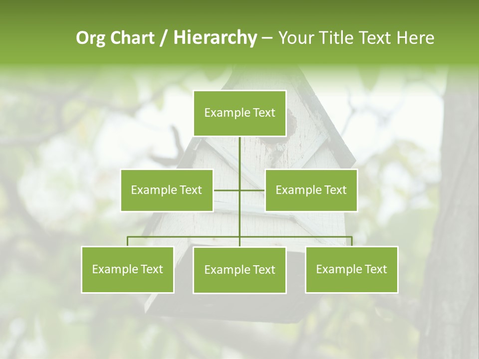 Tree Cute White PowerPoint Template