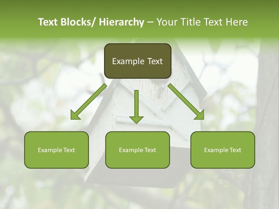 Tree Cute White PowerPoint Template