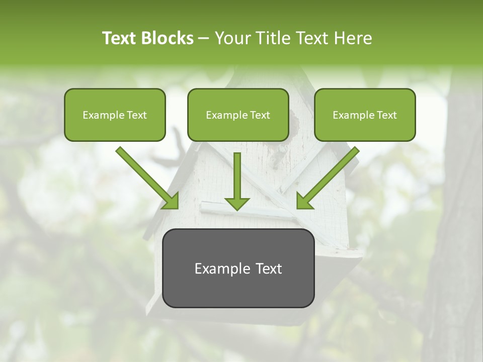 Tree Cute White PowerPoint Template