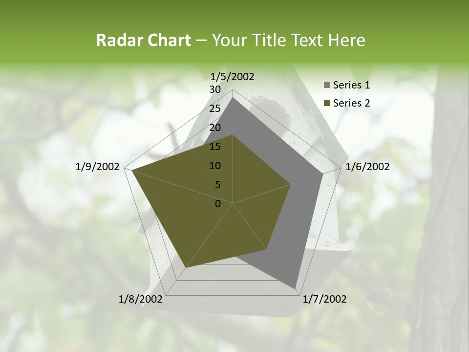 Tree Cute White PowerPoint Template