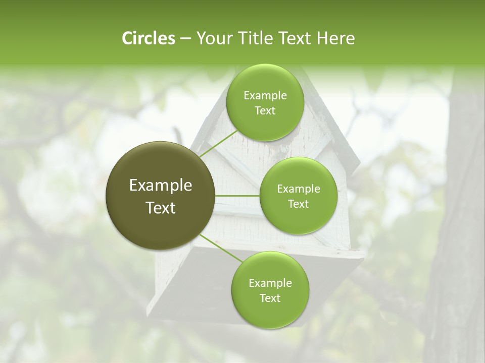 Tree Cute White PowerPoint Template