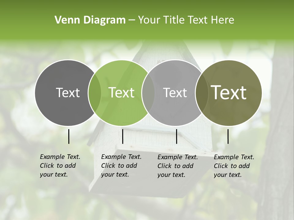 Tree Cute White PowerPoint Template