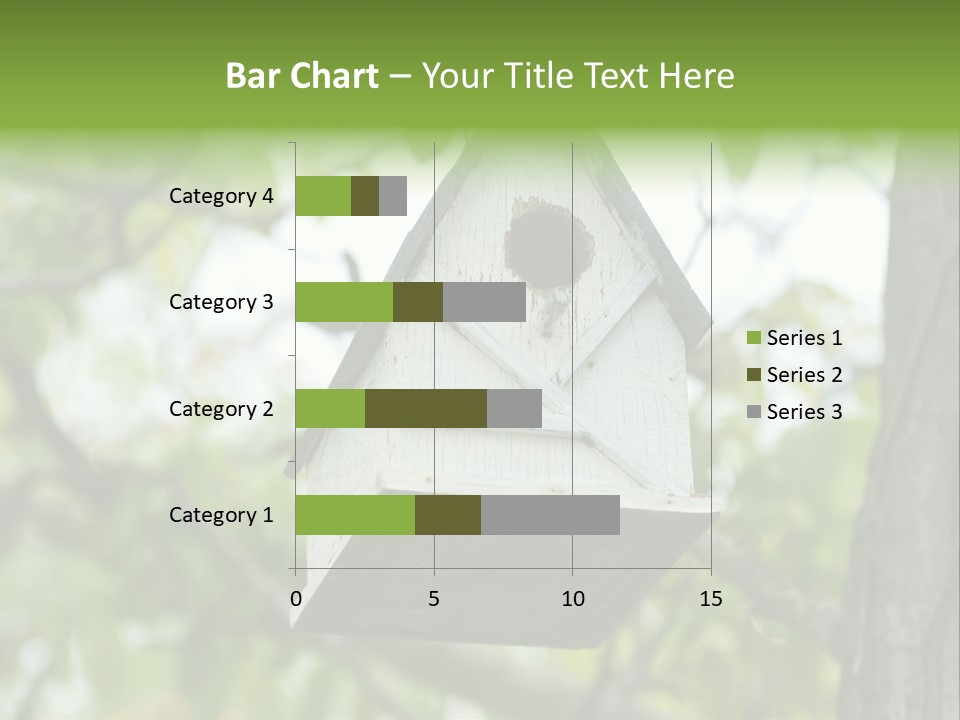 Tree Cute White PowerPoint Template