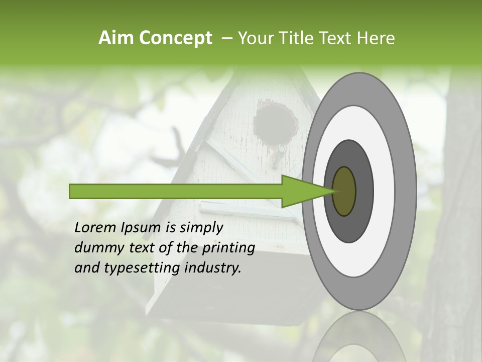 Tree Cute White PowerPoint Template