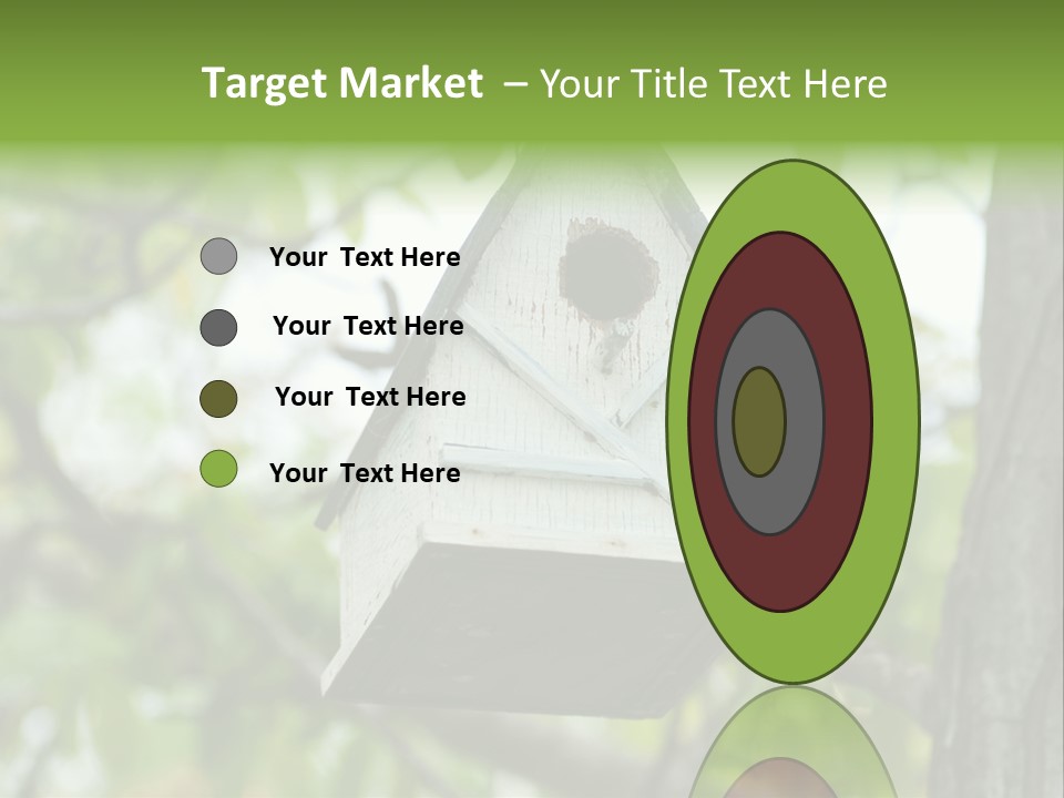 Tree Cute White PowerPoint Template