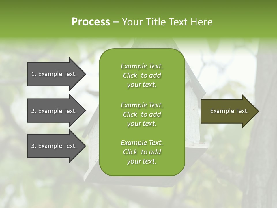 Tree Cute White PowerPoint Template