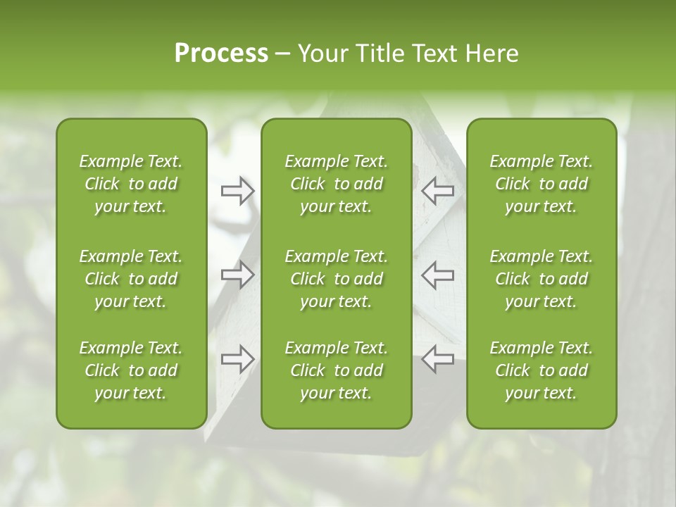 Tree Cute White PowerPoint Template