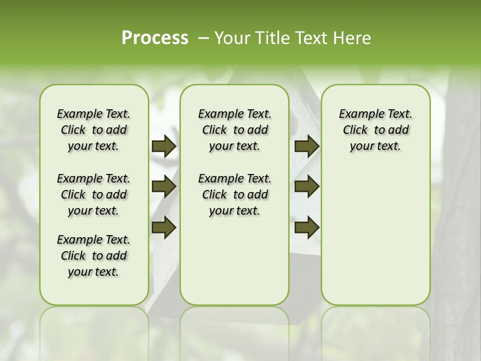 Tree Cute White PowerPoint Template