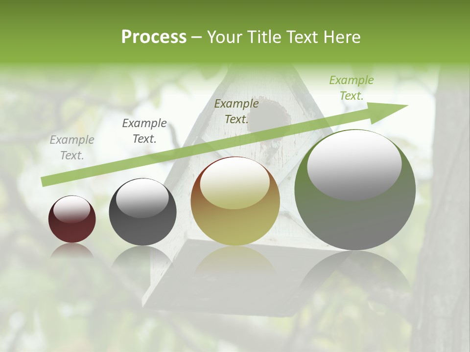 Tree Cute White PowerPoint Template