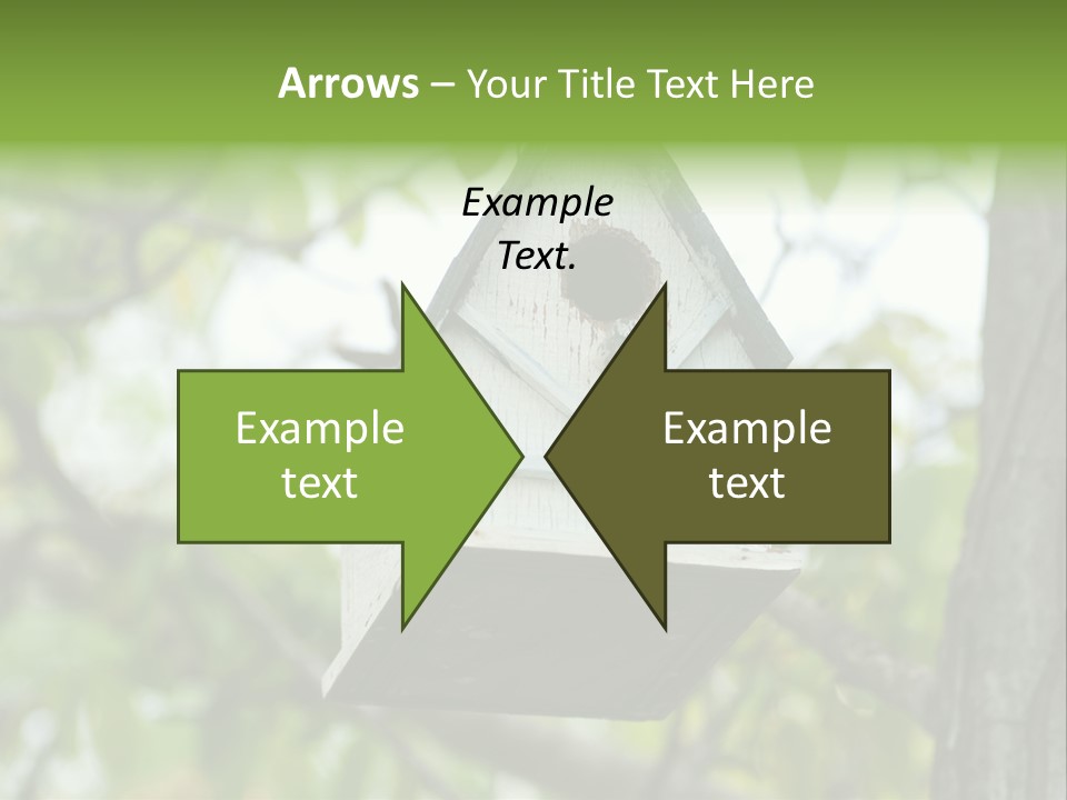 Tree Cute White PowerPoint Template