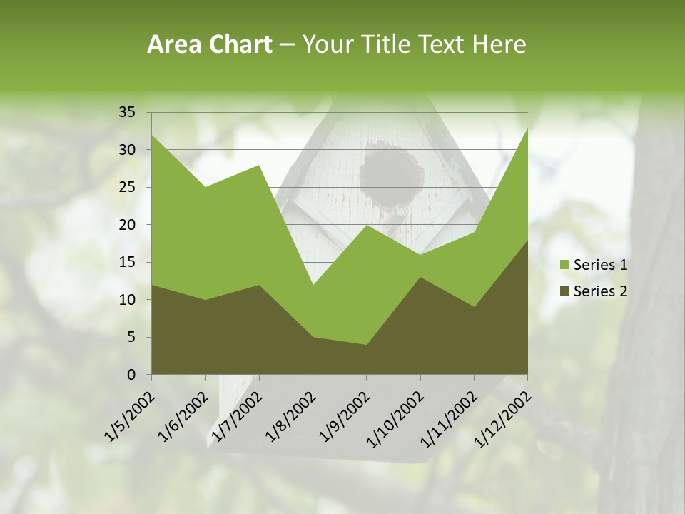 Tree Cute White PowerPoint Template