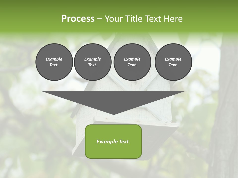 Tree Cute White PowerPoint Template