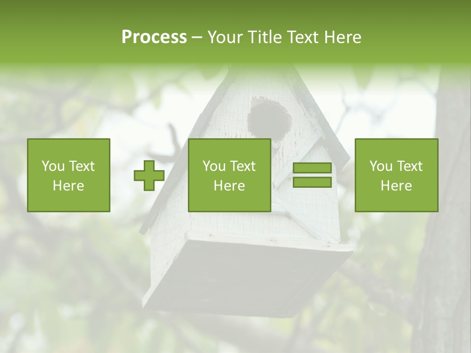 Tree Cute White PowerPoint Template
