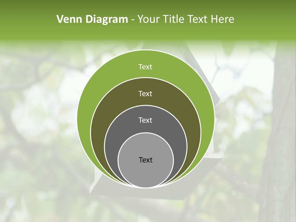 Tree Cute White PowerPoint Template
