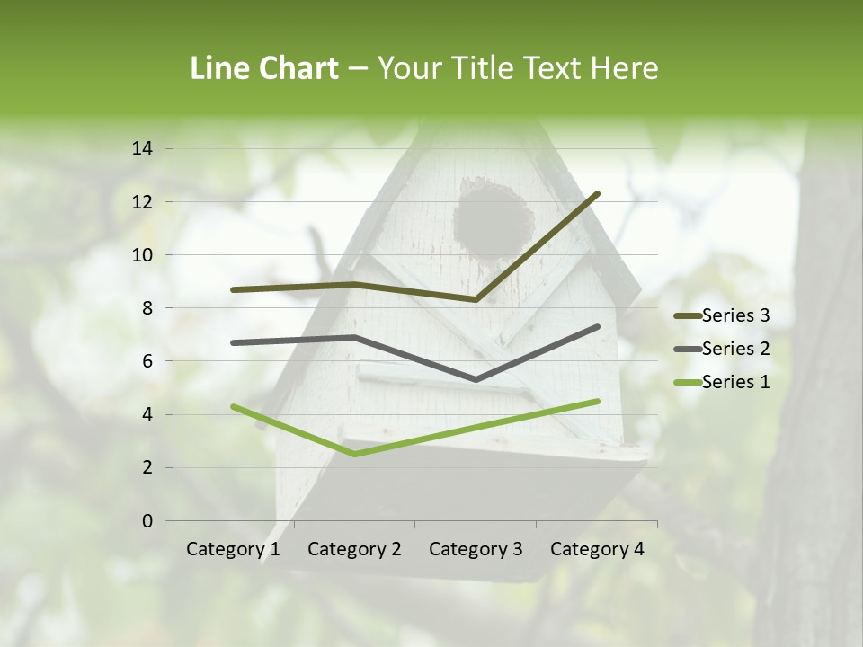 Tree Cute White PowerPoint Template
