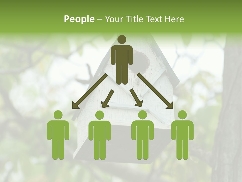 Tree Cute White PowerPoint Template