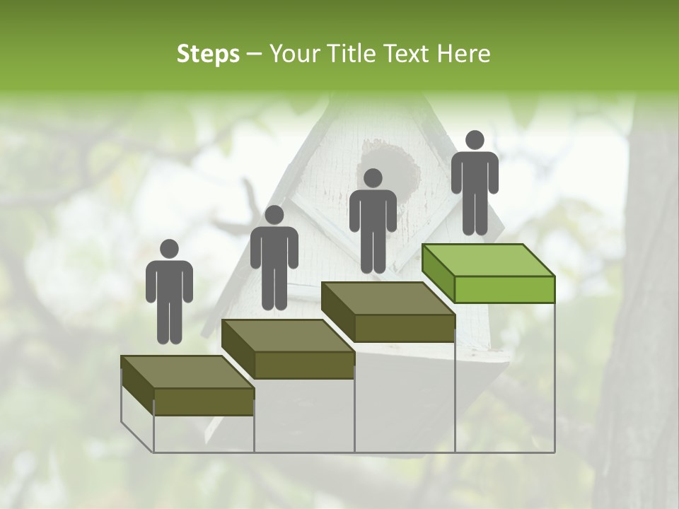 Tree Cute White PowerPoint Template