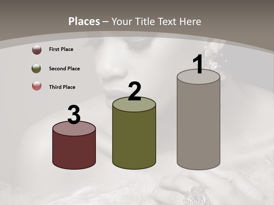 Jewelry Eyes Ring PowerPoint Template