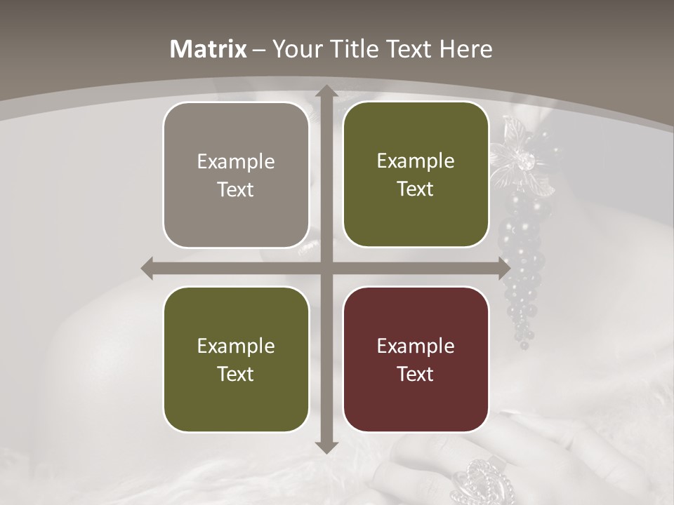 Jewelry Eyes Ring PowerPoint Template