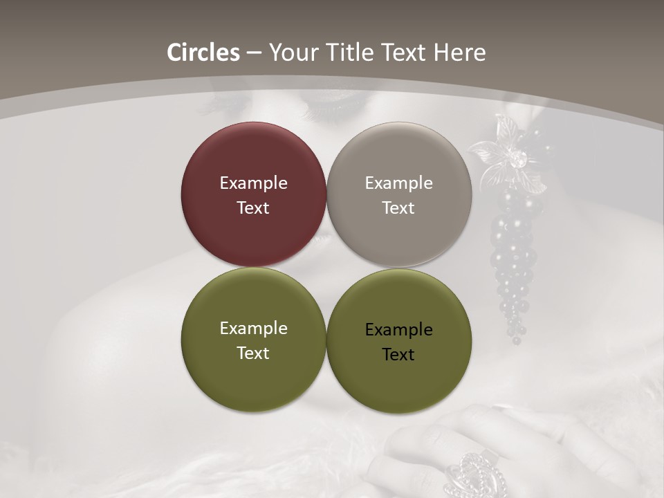 Jewelry Eyes Ring PowerPoint Template