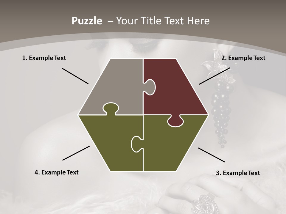 Jewelry Eyes Ring PowerPoint Template