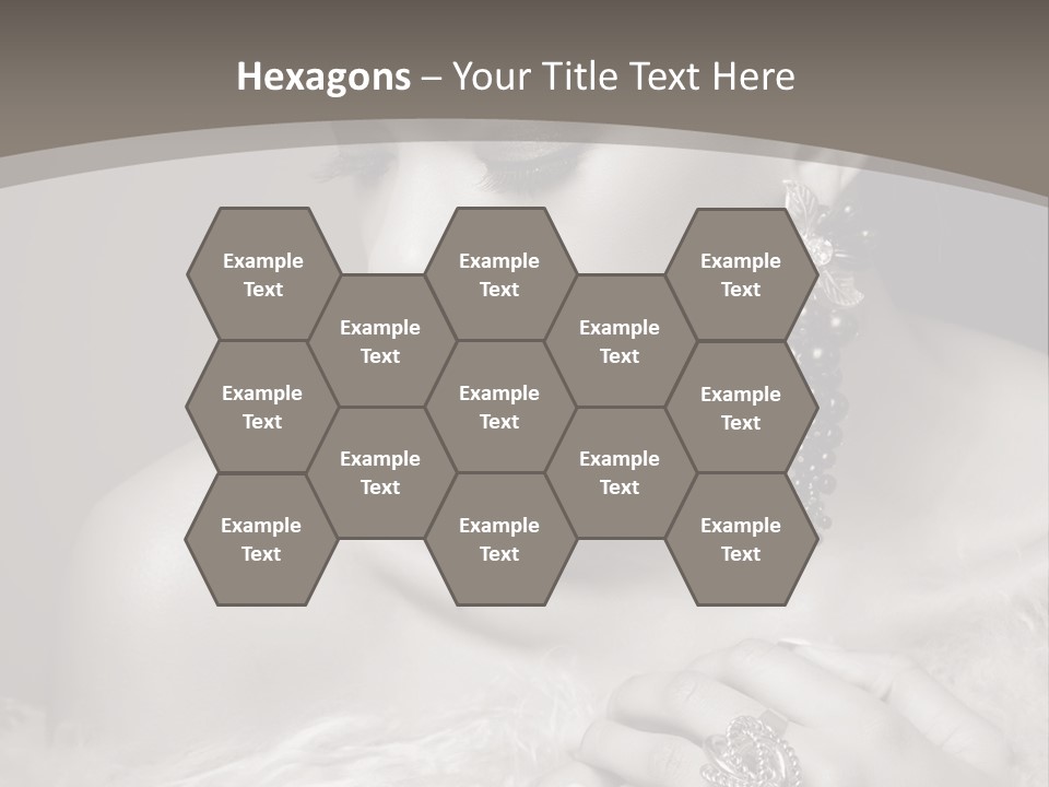 Jewelry Eyes Ring PowerPoint Template