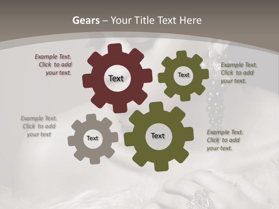 Jewelry Eyes Ring PowerPoint Template