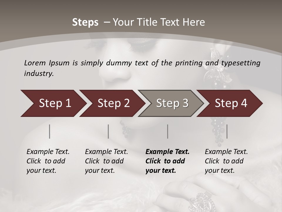 Jewelry Eyes Ring PowerPoint Template