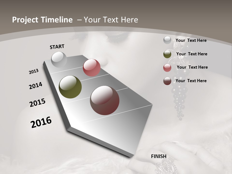 Jewelry Eyes Ring PowerPoint Template