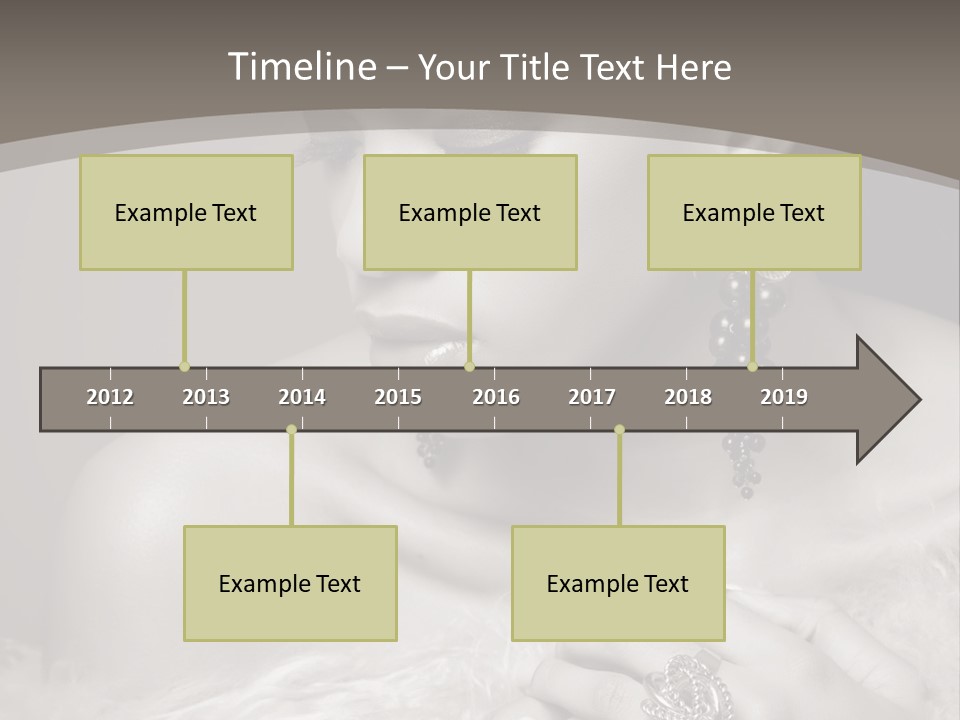 Jewelry Eyes Ring PowerPoint Template
