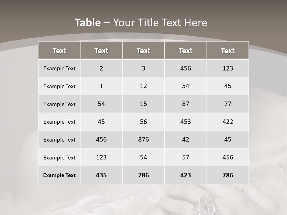 Jewelry Eyes Ring PowerPoint Template