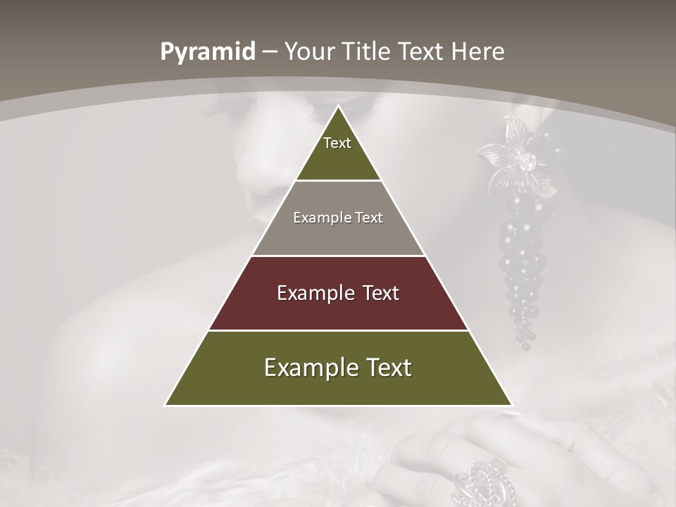 Jewelry Eyes Ring PowerPoint Template