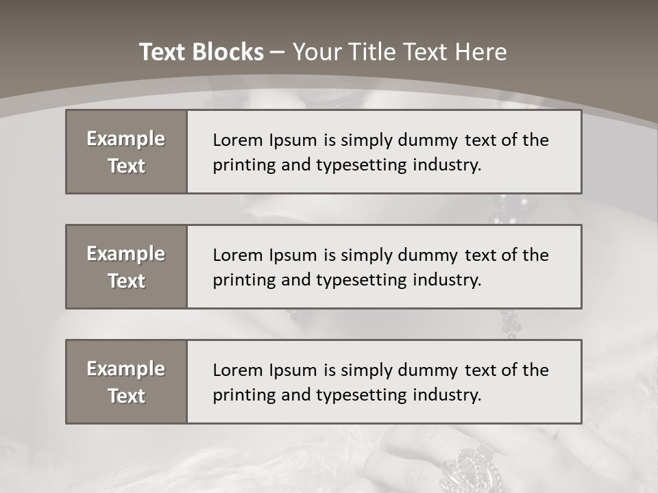 Jewelry Eyes Ring PowerPoint Template
