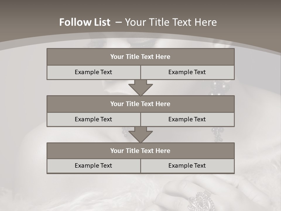 Jewelry Eyes Ring PowerPoint Template