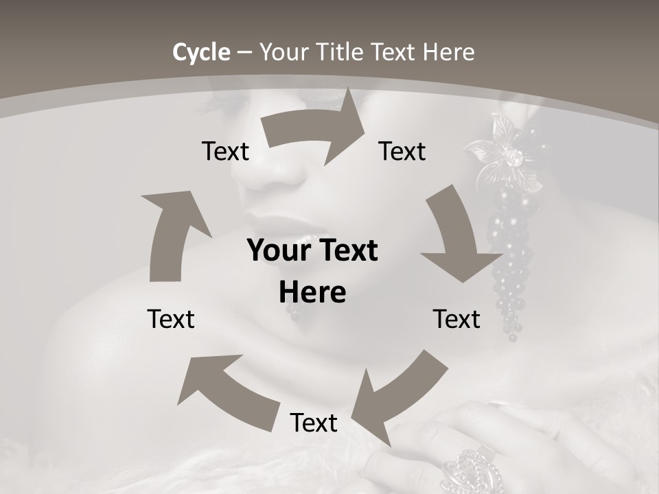 Jewelry Eyes Ring PowerPoint Template