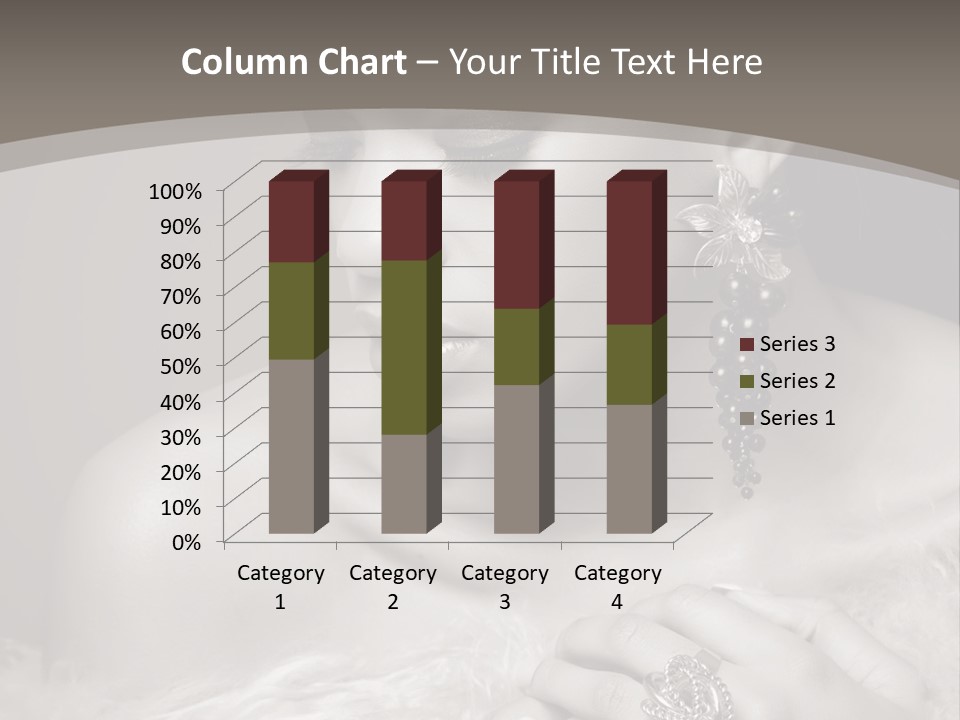 Jewelry Eyes Ring PowerPoint Template