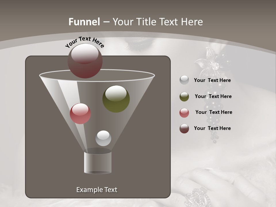 Jewelry Eyes Ring PowerPoint Template