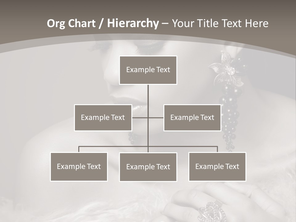 Jewelry Eyes Ring PowerPoint Template