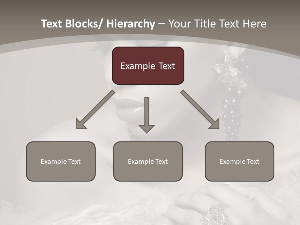 Jewelry Eyes Ring PowerPoint Template