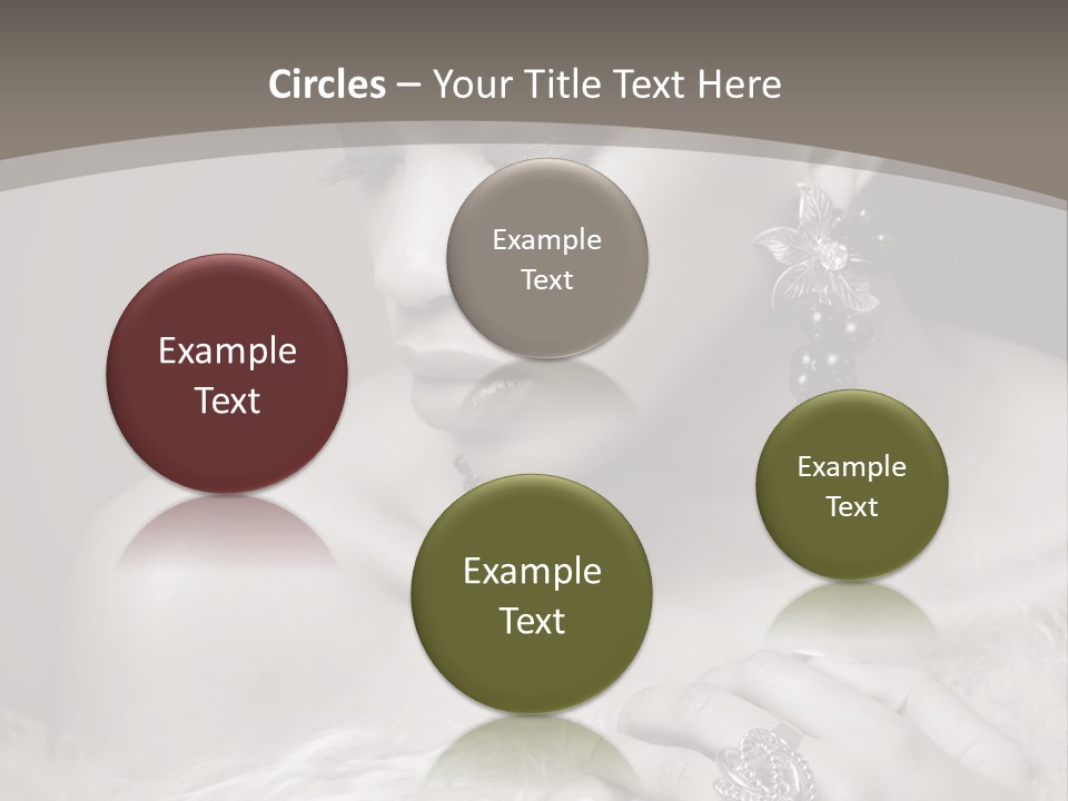 Jewelry Eyes Ring PowerPoint Template