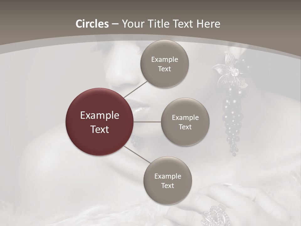 Jewelry Eyes Ring PowerPoint Template