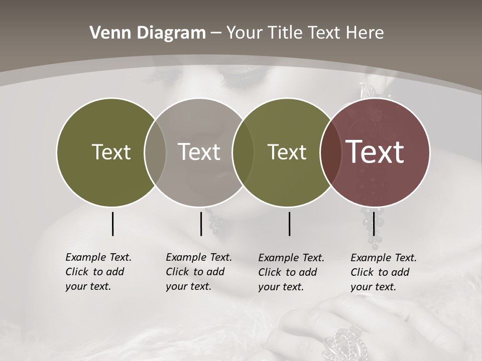 Jewelry Eyes Ring PowerPoint Template