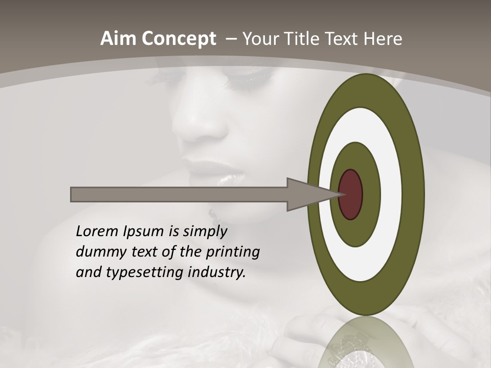 Jewelry Eyes Ring PowerPoint Template