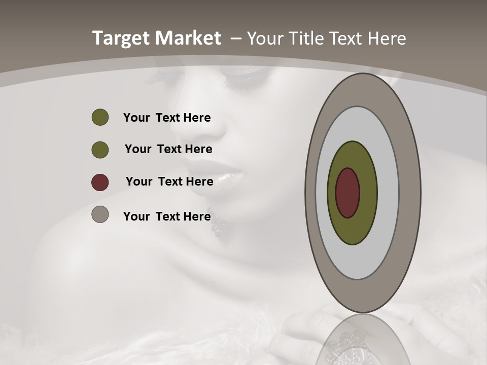 Jewelry Eyes Ring PowerPoint Template