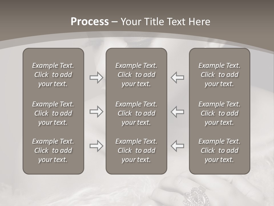 Jewelry Eyes Ring PowerPoint Template