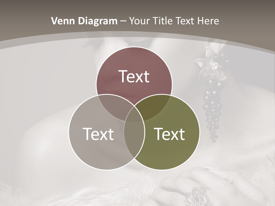 Jewelry Eyes Ring PowerPoint Template