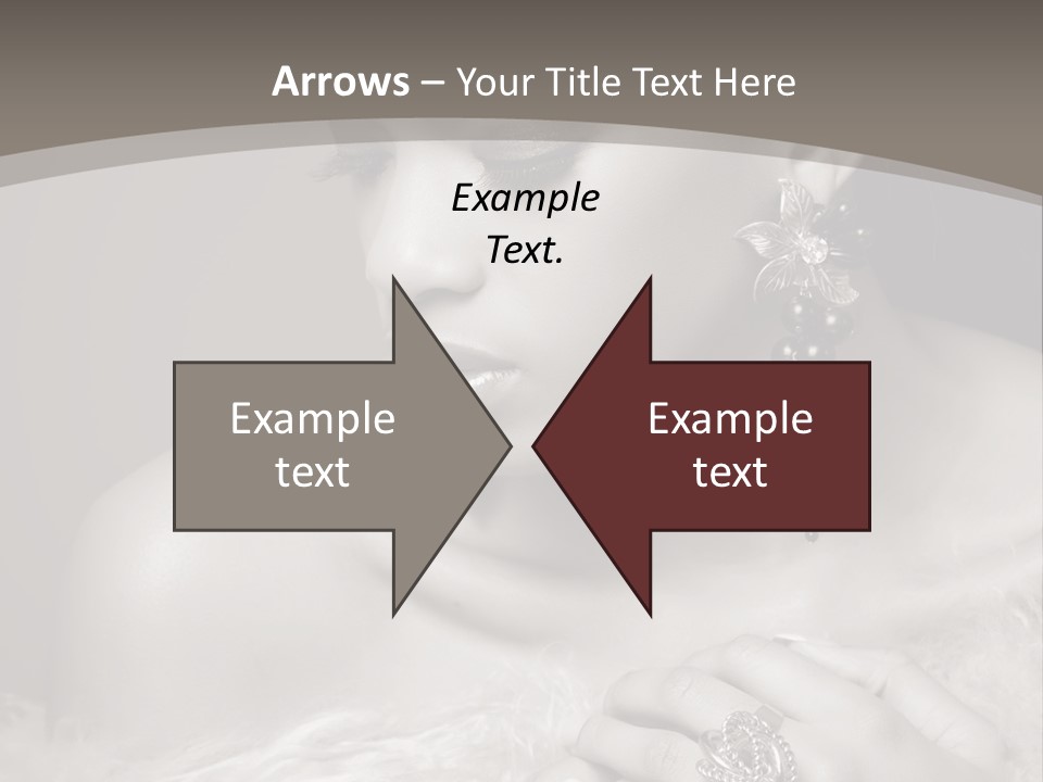 Jewelry Eyes Ring PowerPoint Template