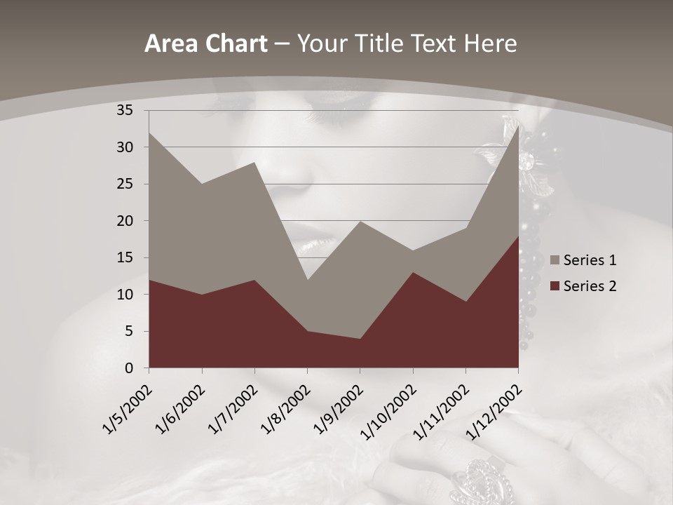 Jewelry Eyes Ring PowerPoint Template